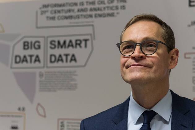 The Governing Mayor of Berlin, Michael Mueller SPD, will be attending the Smart Data Forum at the Fraunhofer Heinrich Hertz Institute before his annual press conference on 11 01 2019 in Berlin Germany.