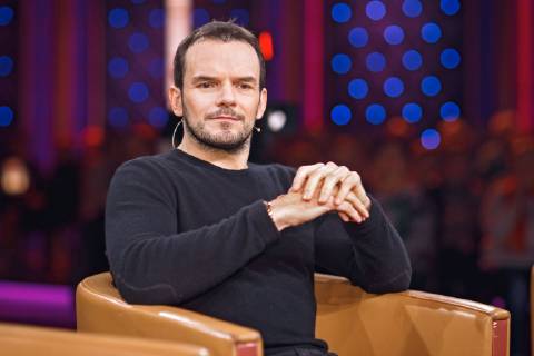 MDR Riverboat TV Chef Steffen Henssler on the occasion of the recording of the MDR talk show Riverboat on 18 01 2019 in Studio 3 of Mediacity Leipzig 20190118SFL0021