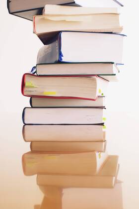Stack of books Copyright: Anne-SophiexBost B68805538
