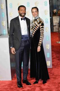 LONDON, UK - FEBRUARY 10: Chiwetel Ejiofor and Frances Aaternir at the 72nd British Academy Film Awards held at Albert Hall on February 10, 2019 in London, United Kingdom. Photo: imageSPACE MediaPunch Copyright: xCopyrightedx