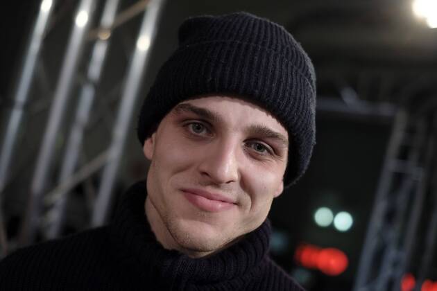 Actor Jonas Dassler at RadioEins Berlinale Nighttalk from the XXLounge on the occasion of the 69 Berlin International Film Festival 69 Berlin International Film Festival
