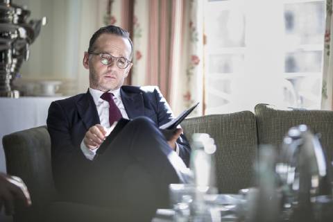 Federal Foreign Minister Heiko Maas SPD prepares for meeting at Munich Security Conference MSC in Munich 16 02 2019 Munich Germany Copyright: xFlorianxGaertner photothek.netx