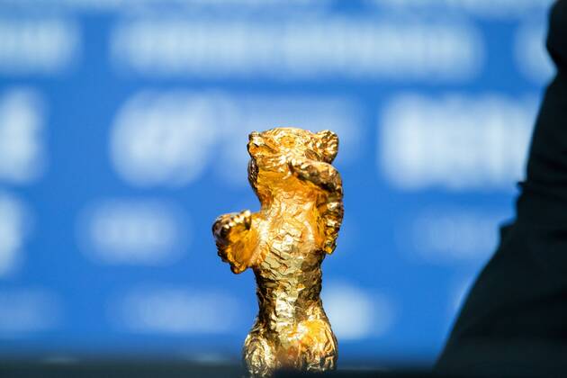 February 16, 2019 - Berlin, Germany - The Golden Bear for Best Film for Synonymes attends the press conference after the closing ceremony of the 69th Berlinale International Film Festival Berlin at Berlinale Palace on February 16, 2019 in Berlin, Germany. Berlin Germany  - ZUMAn230 20190216_zaa_n230_1516 Copyright: xManuelxRomanox