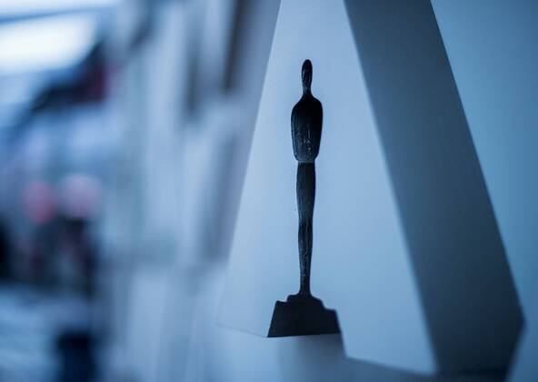 February 19, 2019 - Hollywood, California, U.S - A wall with the Oscar image is place on the Red Carpet during preparations for the 91st annual Academy Awards at the Dolby Theater in Hollywood, California on Tuesday, February 19, 2019. The Oscars will be presented on Sunday February 24, 2019. JAVIER ROJAS PI Hollywood U.S. - ZUMAp124 20190219_zaa_p124_004 Copyright: xJavierxRojasx
