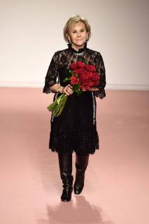 Milan Woman Fashion Week Fall Winter. 2019 2020 Blumarine fashion Show. Fashion Woman In the picture: the designer Anna Molinari  Copyright: xSimonaxChiocciax xIPAx xFotosickix 0