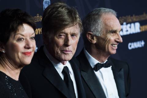 Sibylle Szaggars et Robert Redford - Alain Terzian CELEBRITES : 44e Ceremonie des Cesar 2019 - Recompenses - Paris - 22 02 2019 JBAutissier Panoramic 