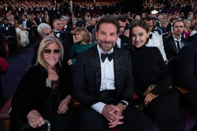 Gloria Campano, Oscar nominee Bradley Cooper, and Irina Shayk, during The 91st Oscars at the DolbyÂ® Theatre in Hollywood, CA on Sunday, February 24, 2019.  Copyright: xA.M.P.A.S.x 33781_499PLX