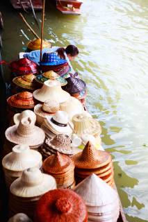 Asia Thailand floating market Damnoen Saduak McPSHA McPSHA