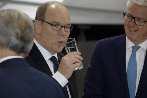 21 01 2019 Prince Albert II of Monaco at the presentation of the ocean tribute award 2019 at the 50 boot in Düsseldorf Düsseldorf Exhibition hall 6 North Rhine-Westphalia Germany keine