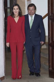 06-03-2019 Madrid Queen Letizia during the award ceremony of the ‘’Princess of Girona 2019 foundation prize’’ in the category ‘’social’’ at the Complejo cultural San Francisco in Caceres. No Spain Copyright: xPPE xTHORTONx