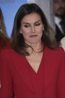 06-03-2019 Madrid Queen Letizia during the award ceremony of the ‘’Princess of Girona 2019 foundation prize’’ in the category ‘’social’’ at the Complejo cultural San Francisco in Caceres. No Spain Copyright: xPPE xTHORTONx