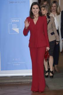 06-03-2019 Madrid Queen Letizia during the award ceremony of the ‘’Princess of Girona 2019 foundation prize’’ in the category ‘’social’’ at the Complejo cultural San Francisco in Caceres. No Spain Copyright: xPPE xTHORTONx
