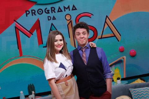 OSASCO, SP - 11.03.2019: LANÇAMENTO PROGRAMA DA MAISA SBT - Maisa Silva and Oscar Filho at the press conference to present their new program, called "Pama daa da Maísa", which debuts at SBT on Saturday (16), at 2:15 p.m. Talk show will be the first sst solo show by Maísa Silva, after much success in participation in soap operas and in the Bom dia e Companhia program. x1696317x CesarxConventi