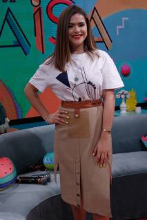 OSASCO, SP - 11.03.2019: LANÇAMENTO PROGRAMA DA MAISA SBT - Maisa Silva at the press conference to present her new program, called "Proa daa da Maísa&q, which deb debuts at SBT on Saturday (16), at 2:15 p.m. The talk show will he f sol solo show by Maísa SilvSilva, after much success in participation in soap operas and in the Bom dia e Companhia program. x1696320x CesarxConventi