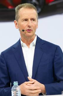 Herbert DIESS Chairman of the Board of Management CEO Annual Press Conference of Volkswagen AG Aktiengesellschaft in Wolfsburg on 12 03 2019