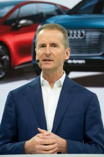 Herbert DIESS Chairman of the Board of Management CEO Annual Press Conference of Volkswagen AG Aktiengesellschaft in Wolfsburg on 12 03 2019