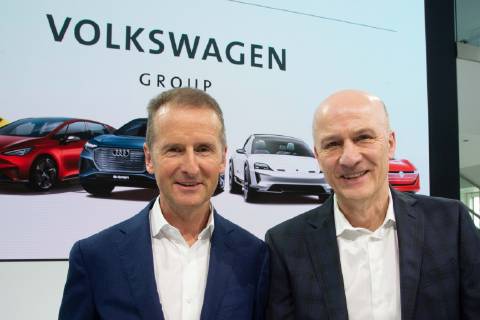 Herbert DIESS Chairman of the Board of Management CEO and Frank WITTER Finance and Controlling Division CFO CFO Annual Press Conference of Volkswagen AG Aktiengesellschaft in Wolfsburg on 12 03 2019