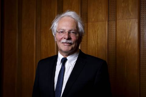 Thomas Roth at the presentation of the Lew Kopelew Prize for Peace and Human Rights 2019 which was awarded this year to Captain Claus Peter Reisch and the Dresden Sea Rescue Initiative Mission Life e V at the headquarters of the Kreissparkasse Köln am Neumarkt Cologne 07 04 2019 Foto:xC.xHardtx xFuturexImage