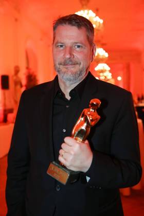 13 04 2019 Vienna Hofburg ROMY Film u TV Prize Gala Award of the ORF u KURIER Television Prize Andreas Prochaska in picture with d Award ROMY Film u TV Prize