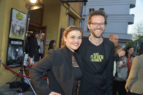 Film Premiere when Flying Traeumen Katharina Wackernagel Jonas Grosch at the Premiere when Flying Traeumen Regiedebuet by Katharina Nagel in Achtung Berlin in Berlin on 16 04 2019 APP
