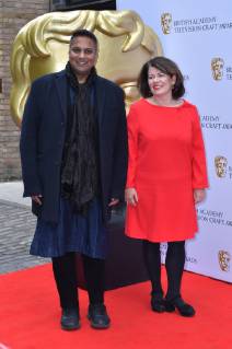 Krishnendu Majumdar and Pippa Harris attend the BAFTA Television Craft Awards at The Brewery in London. APRIL 28th 2019  SLIx191458