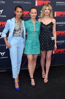Taneshia Abbot Sonja Gerhardt Zsa Zsa Inci Buerkle at the BUNTE New Faces Award Film at the transformer station in Berlin on 02 05 2019