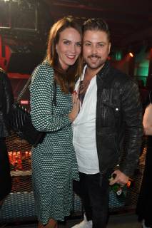 Felix von Jascheroff with wife Bianca Bos von Jascheroff at the BUNTE New Faces Award Film at the transformer station in Berlin on 02 05 2019