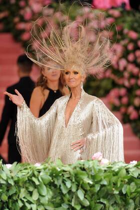 NEW YORK, NEW YORK - MAY 06: Celine Dion at The 2019 Met Gala Celebrating Camp: Notes on Fashion at Metropolitan Museum of Art on May 06, 2019 in New York City. Copyright: xJohnxPalmerx