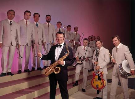 MAX GREGER Saxophonist and Bandleader MAX GREGER with Jazz Orchestra Bigband 1973 Copyright: ArthurxGrimm UnitedArchives00669825