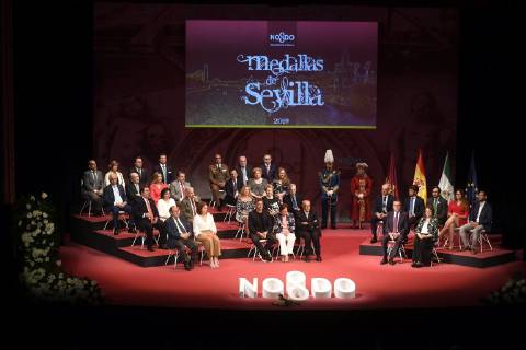 The singer Alejandro Sanz receives the gold medal of the city of Seville that names him as an adopted son, Thursday, May 30, 2019 Cordon Press