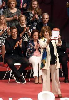 The singer Alejandro Sanz receives the gold medal of the city of Seville that names him as an adopted son, Thursday, May 30, 2019 Cordon Press