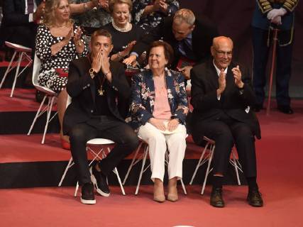 The singer Alejandro Sanz receives the gold medal of the city of Seville that names him as an adopted son, Thursday, May 30, 2019 Cordon Press