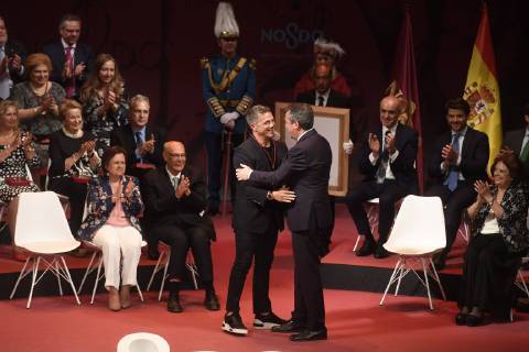 The singer Alejandro Sanz receives the gold medal of the city of Seville that names him as an adopted son, Thursday, May 30, 2019 Cordon Press