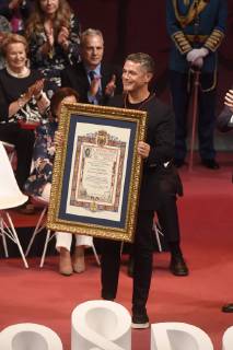 The singer Alejandro Sanz receives the gold medal of the city of Seville that names him as an adopted son, Thursday, May 30, 2019 Cordon Press