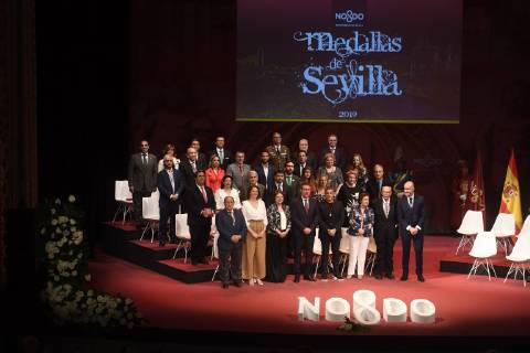 The singer Alejandro Sanz receives the gold medal of the city of Seville that names him as an adopted son, Thursday, May 30, 2019 Cordon Press