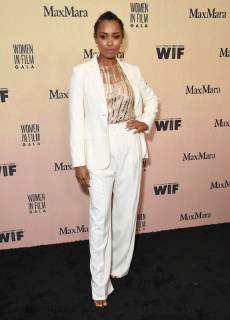 12 June 2019 - Beverly Hills, California - Melanie Liburd. Women In Film Annual Gala 2019 Presented By Max Mara held at Beverly Hilton Hotel. Photo Credit: Birdie Thompson AdMedia 241683 2019-06-12 California Beverly Hills Etats-Unis Copyright: xAdMediax STAR_241683_126