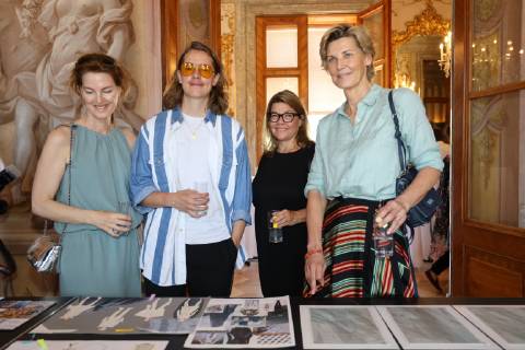 Austrian Art Award DFG Vienna, Fashion School Hetzendorf, 26 06 2019 Pierre SARKOZY, Michel MAYER, Lilli HOLLEIN, Desiree Treichl STÜRGKH
