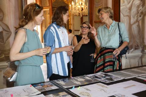 Austrian Art Award DFG Vienna, Fashion School Hetzendorf, 26 06 2019 Pierre SARKOZY, Michel MAYER, Lilli HOLLEIN, Desiree Treichl STÜRGKH