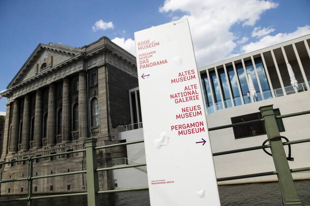 Guide to Pergamon Neues and Altes Museum on Museum Island on 1 July 2019 Press preview James Simon Galerie in Berlin