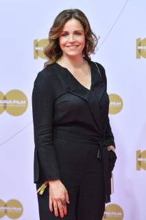 Rebecca IMMANUEL actress single frame, cut single motif, half figure, half figure Bavaria Film festival reception on the occasion of Filmfest Muenchen on 02 07 2019