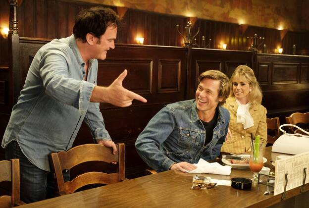 Quentin Tarantino, Brad Pit, Once Upon a Time in Hollywood (2019) Photo Credit: Sony Pictures Releasing The Hollywood Archive Los Angeles CA  Copyright: xCTMG,xIncx 33799033THA