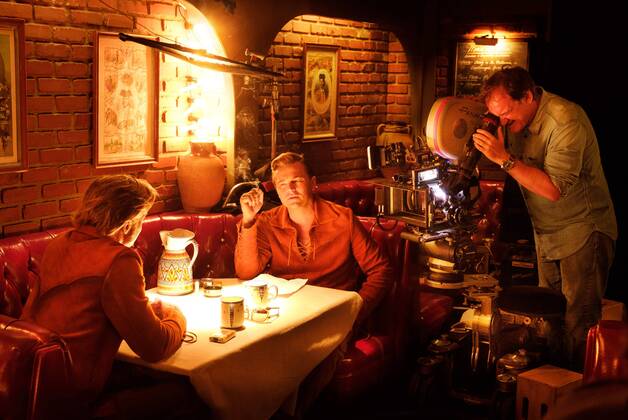 Quentin Tarantino, Leonardo DiCaprio, Once Upon a Time in Hollywood (2019) Photo Credit: Sony Pictures Releasing The Hollywood Archive Los Angeles CA  Copyright: xCTMG,xIncx 33799034THA
