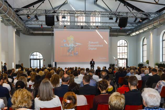 DEU, Germany, Baden Württemberg, Tuttlingen, 19 07 2019 digital@bw Festival Future Health Digital in Tuttlingen At the World Centre for Medical Technology, the Baden-Württemberg state government is focusing on the health sector Digitisation is a focal point of the current legislative period with investments of around one billion euros The aim is to position Baden Württembe
