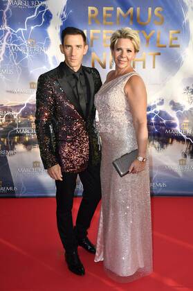 Marcel Remus and mother Silke Remus at the Remus Lifestyle Night 2019 at Llaut Palace Hotel Palma, 01 08 2019 Foto:xF.xKernx xFuturexImage
