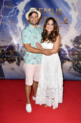 Nina Moghaddam with Dominik Kowalski at the Remus Lifestyle Night 2019 at the Llaut Palace Hotel Palma, 01 08 2019 Foto:xF.xKernx xFuturexImage