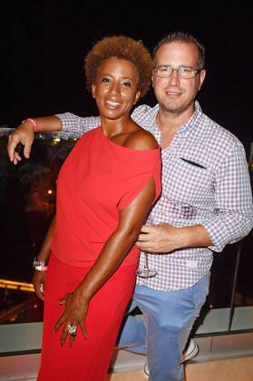 Arabella Kiesbauer with husband Florens Eblinger at the Remus Lifestyle Night 2019 at the Llaut Palace Hotel Palma, 01 08 2019 Foto:xF.xKernx xFuturexImage