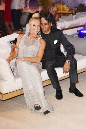Christine Neubauer with her partner Jose Campos at the Remus Lifestyle Night 2019 at the Llaut Palace Hotel Palma, 01 08 2019 Foto:xF.xKernx xFuturexImage