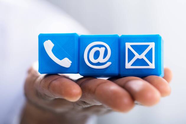  Hand Holding Email s Icon Blocks  Copyright: xAndreyPopovx Panthermedia25791221