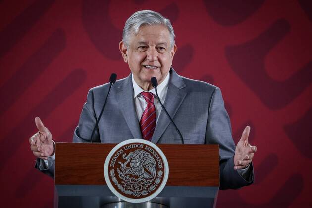 August 21, 2019 EUM20190821NAC12 JPG CIUDAD DE MEXICO, PresidencePresidence Conference 21 August 2019 President Andres Manuel Lopez Obrador led a press conference at the National Palace on August 21, 2019 in the event participated also David Leon Romero, holder of Civil Protection Photo Agency EL UNIVERSALIgnacio RamirezAFBV  - ZUMAu78_ 20190821_zaf_u78_043 Copyright: xElxUniversalx