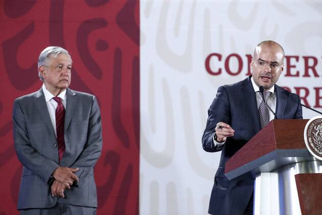 August 21, 2019 EUM20190821NAC11 JPG CIUDAD DE MEXICO, PresidencePresidence Conference 21 August 2019 President Andres Manuel Lop  - ZUMAu78_ 20190821_zaf_u78_044 Copyright: xElxUniversalx